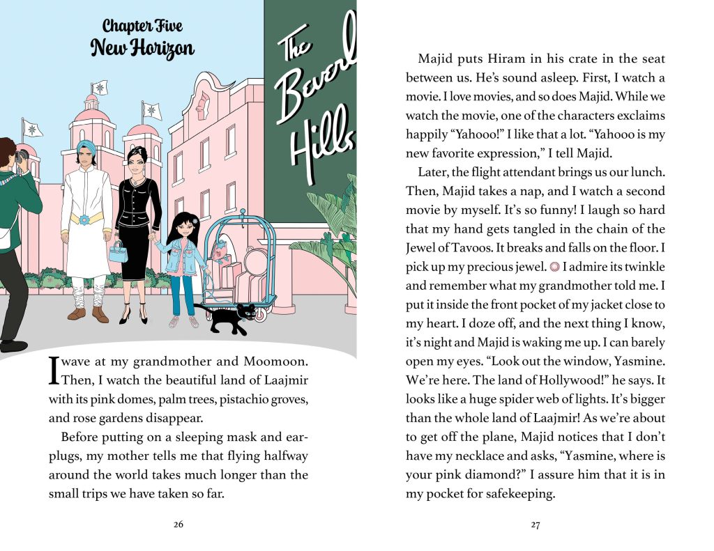 Adventures of Yasmine in Hollywood spread